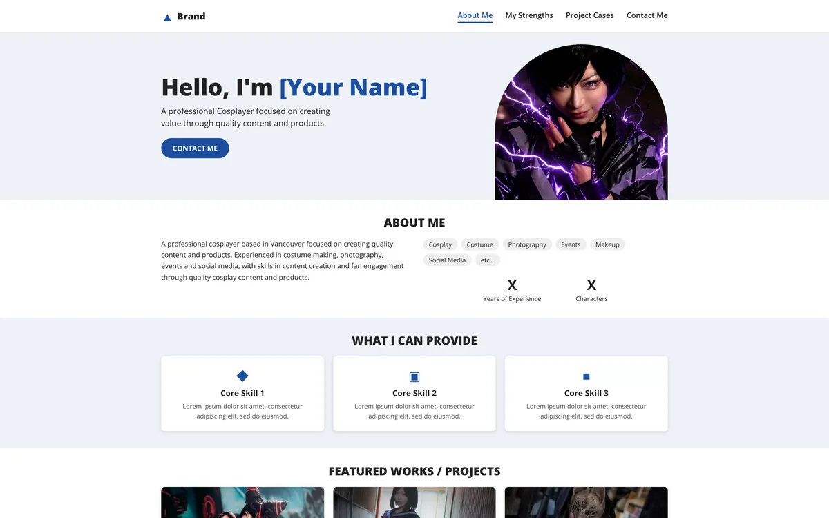 A normal personal site