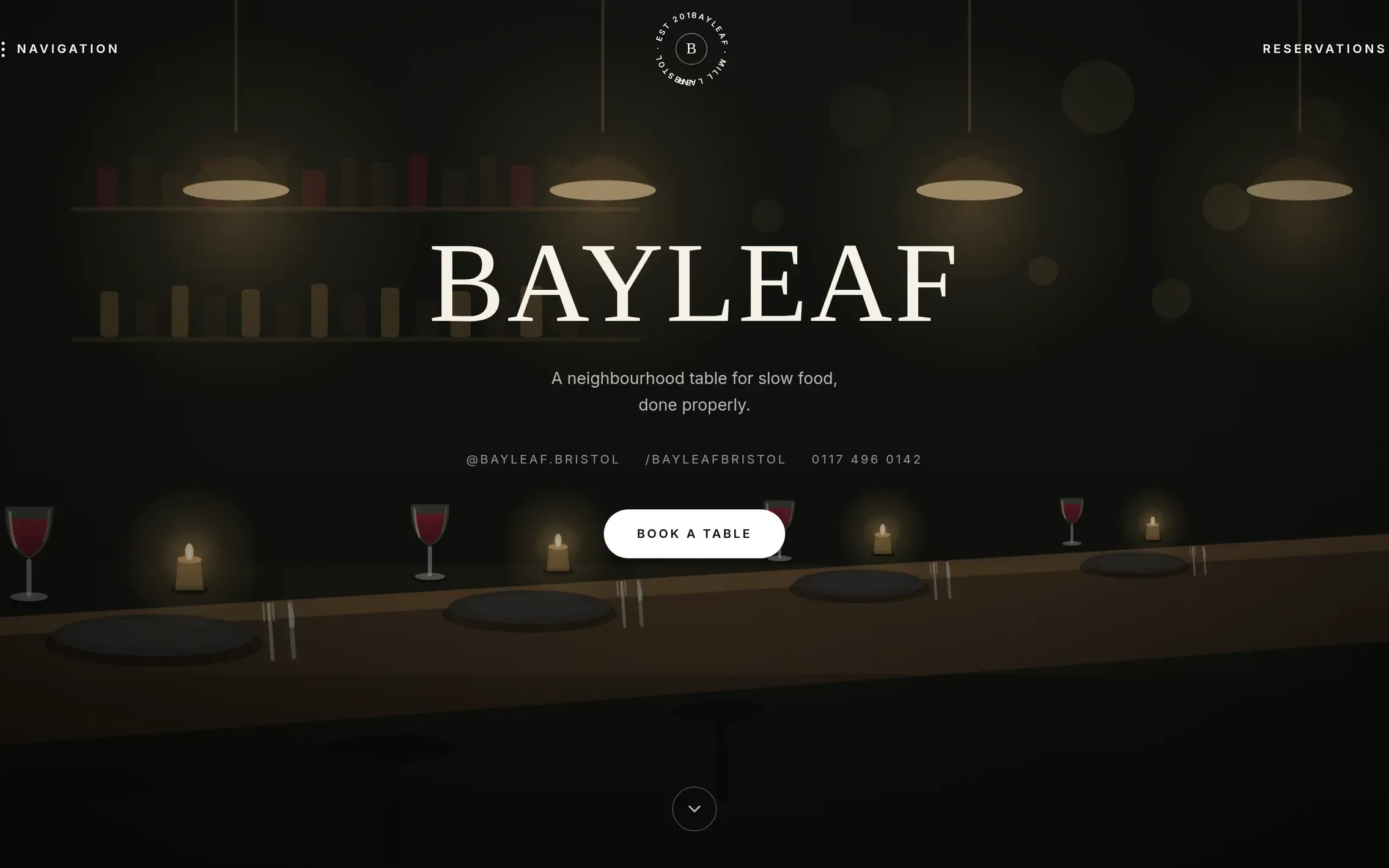 The Bayleaf demo site, one of the live demos on this site